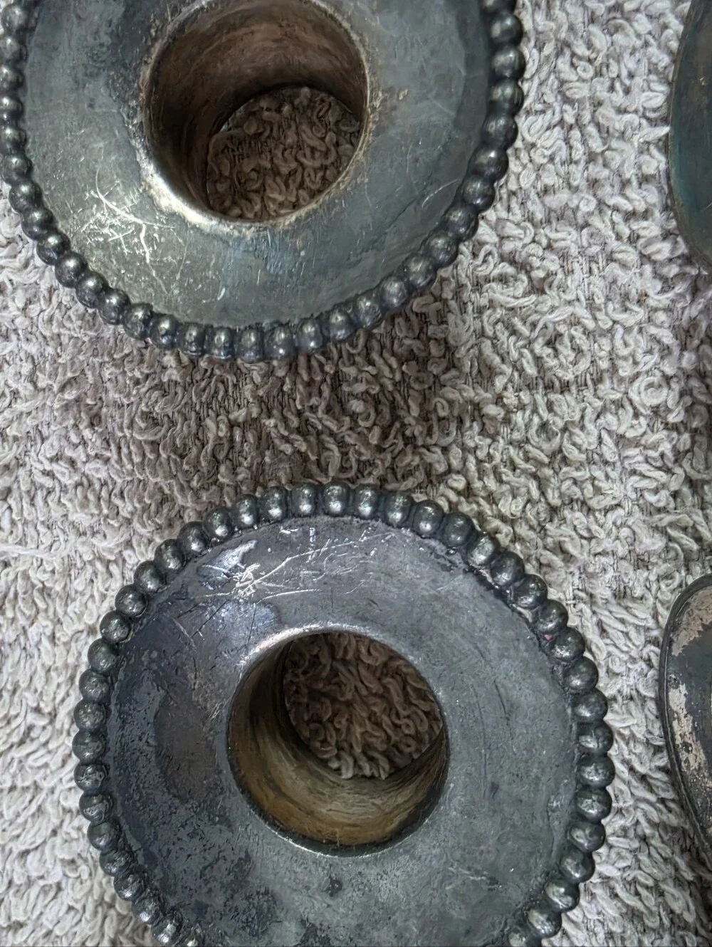 Vintage Screw In Candle Holders Set Of Four